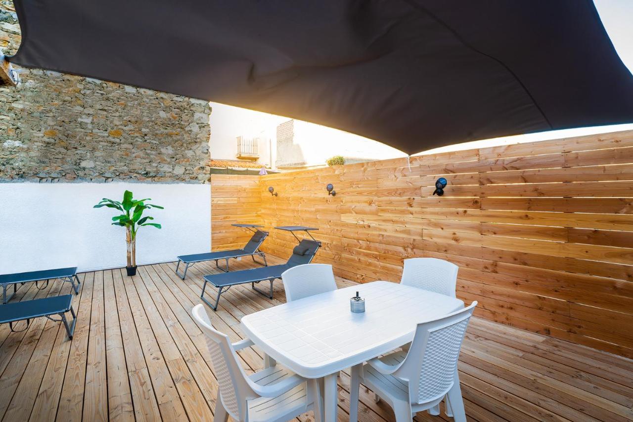 Superbe Appartement A 2 Pas Des Halles, Climatise, Terrasse, Garage Narbonne Exterior photo